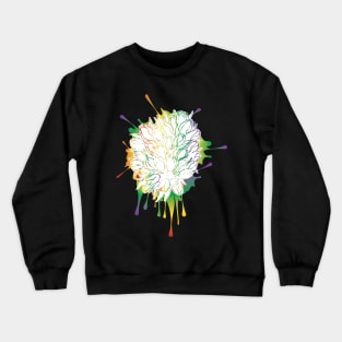 Rainbow Tulips Sketch Crewneck Sweatshirt